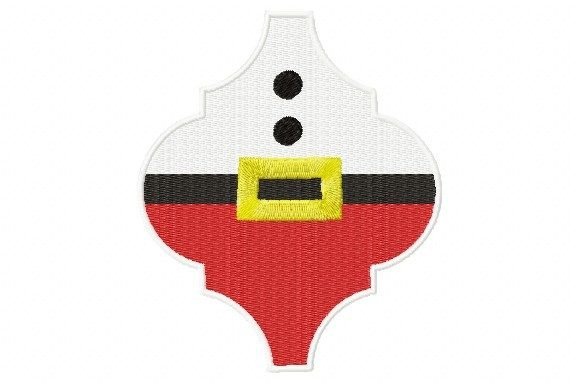 Christmas Santa Claus Arabesque Ornament