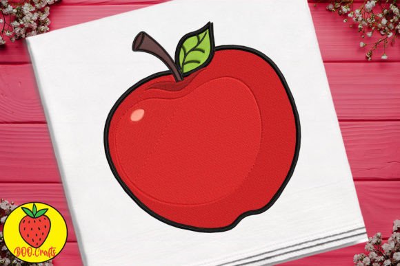 Cute Red Apple