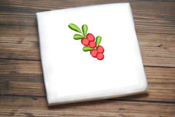Cute Red Fruits Leaves