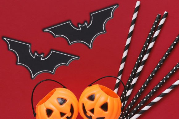 Gothic Bat ITH Feltie Applique