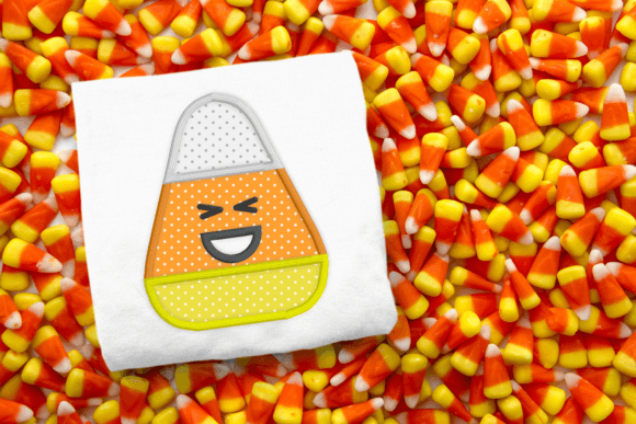 Laughing Candy Corn Applique