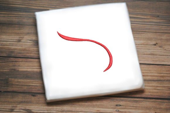 Minimalist Red Leaf
