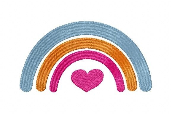Rainbow with Heart