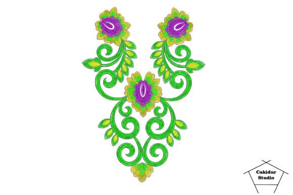 Three Purple Flowers